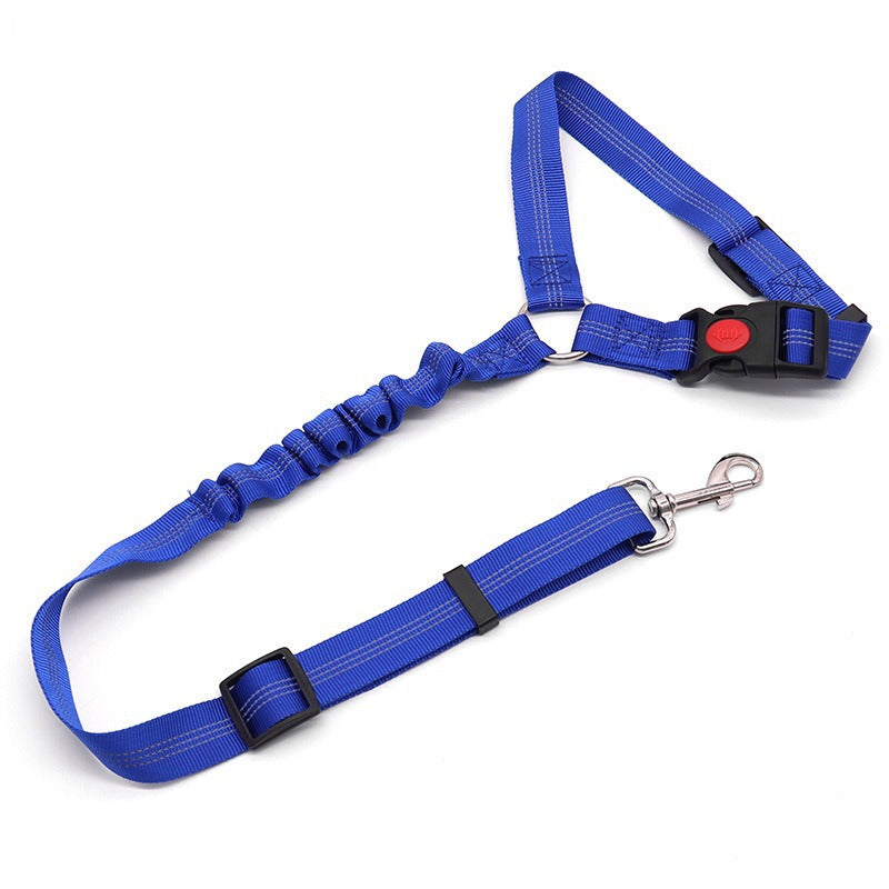 Dog Car Headrest Seat Belt
