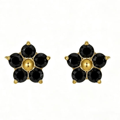 18K Gold Stud Earrings