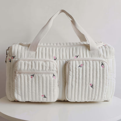 Quilted Travel Duffel Bag