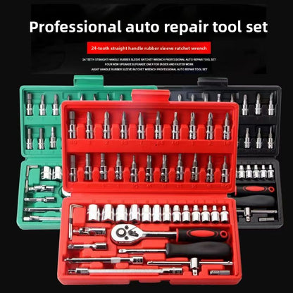 46-Piece Socket Wrench Tool Set