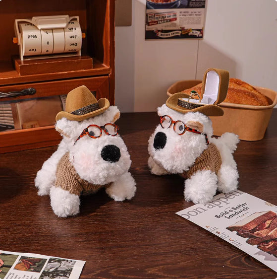 West Highland Puppy Ring Box
