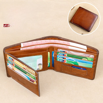 Genuine Leather RFID Wallet