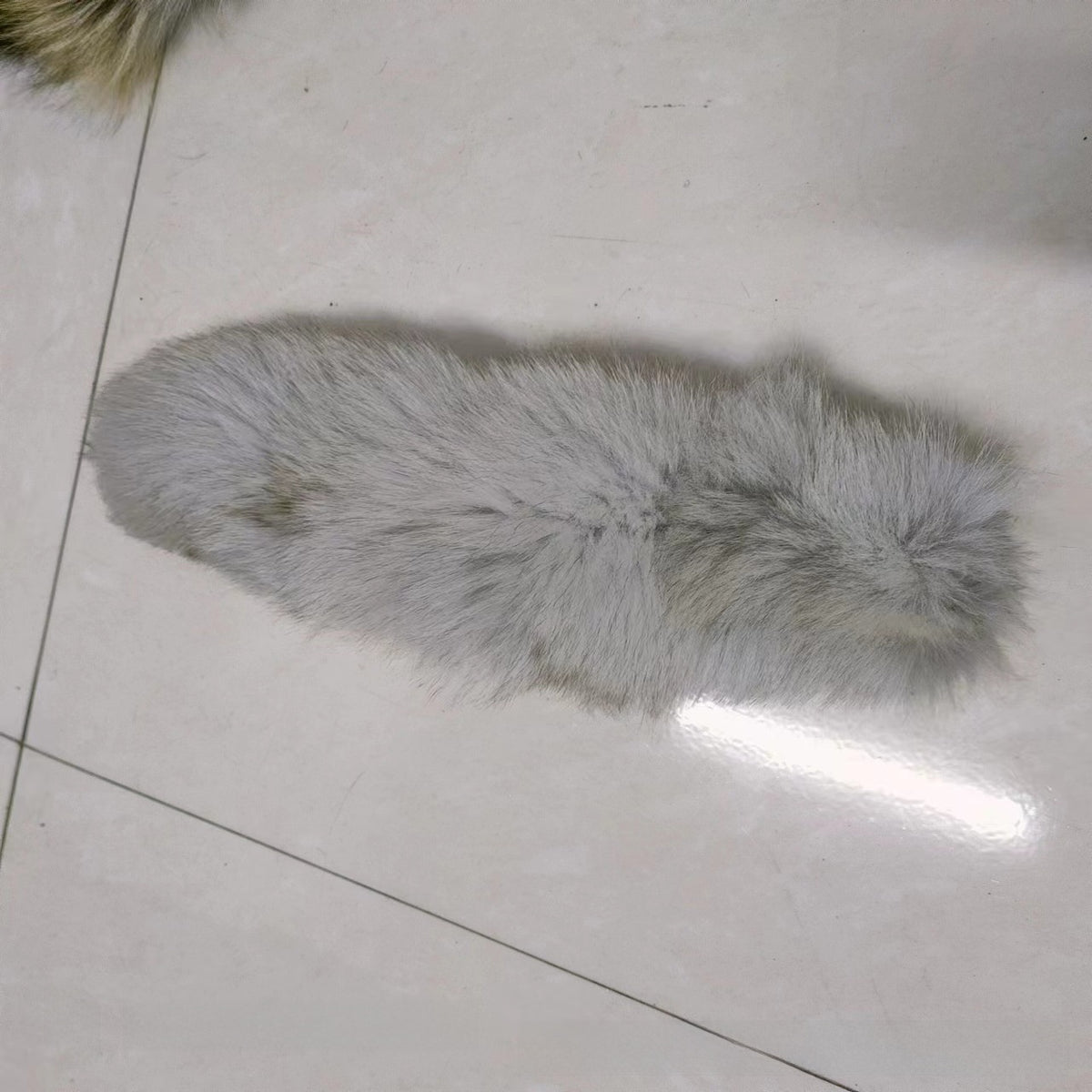 Plush Fox Tail Keychain Charm