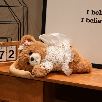 Bear Tissue Box Cover