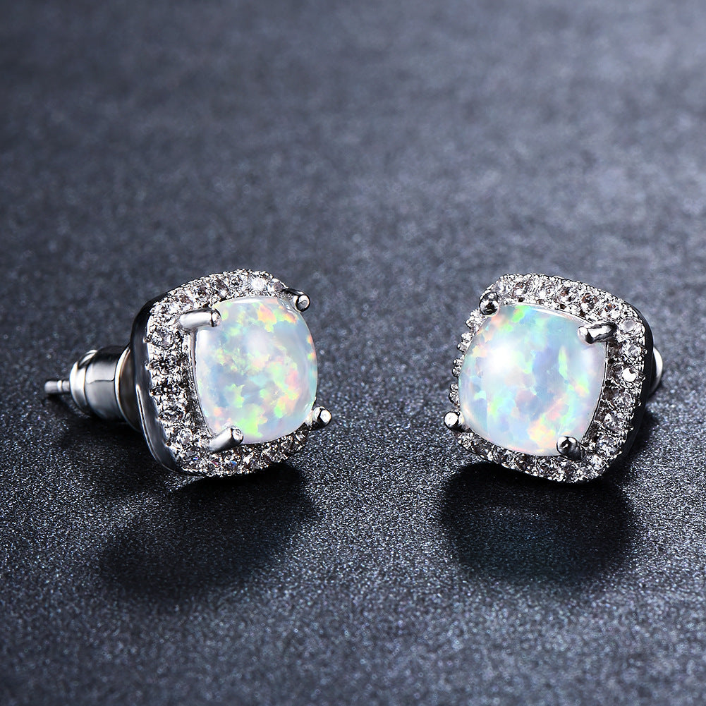 Luxury Zircon Stud Earrings