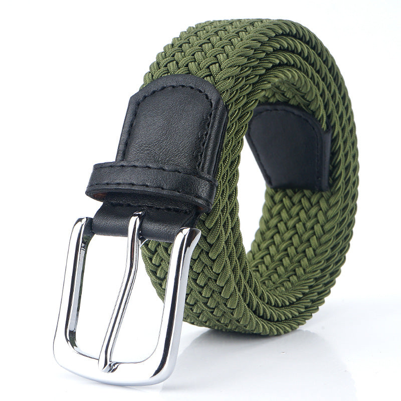 Elastic Woven Canvas Belt