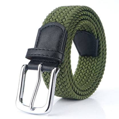 Elastic Woven Canvas Belt