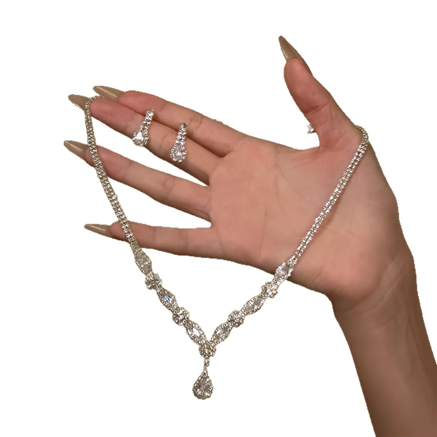 3pcs Luxury Rhinestone Jewelry