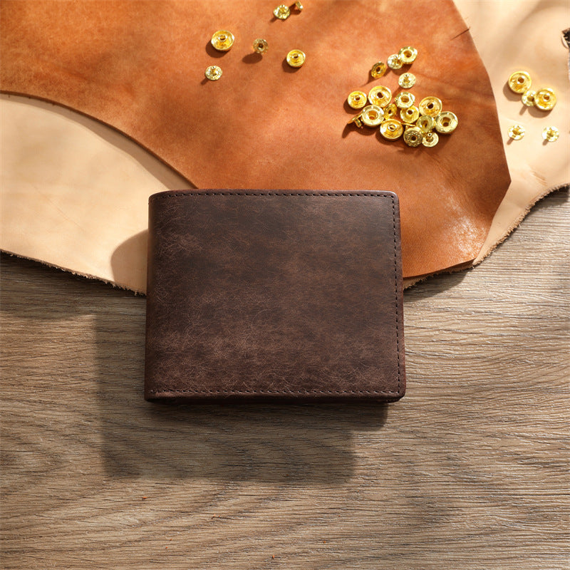Men's Leather Short Wallet