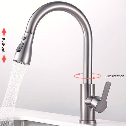 Stainless Steel Pull-Out Faucet
