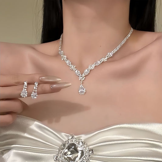 3pcs Luxury Rhinestone Jewelry