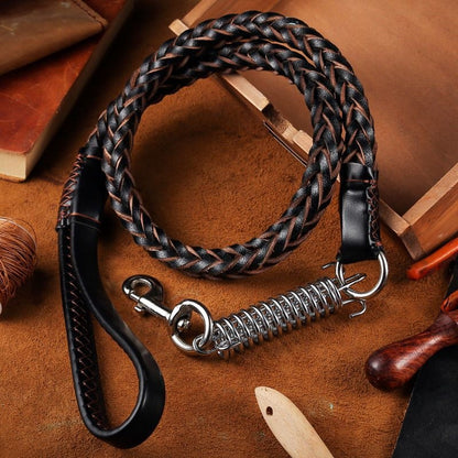 Genuine Leather Dog Leash