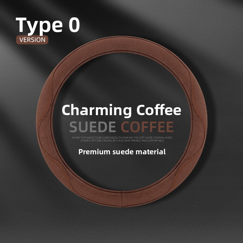 Breathable Leatherette Steering Wheel Cover