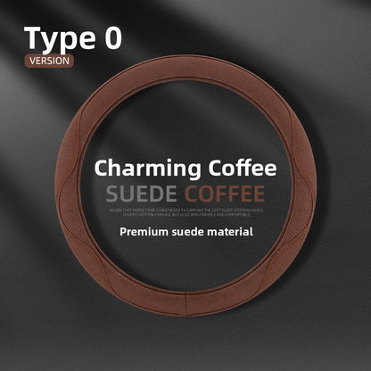 Breathable Leatherette Steering Wheel Cover