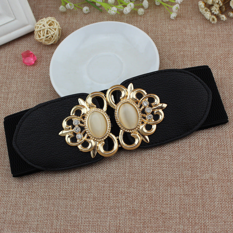 Women's Leaf Buckle Waist Belt