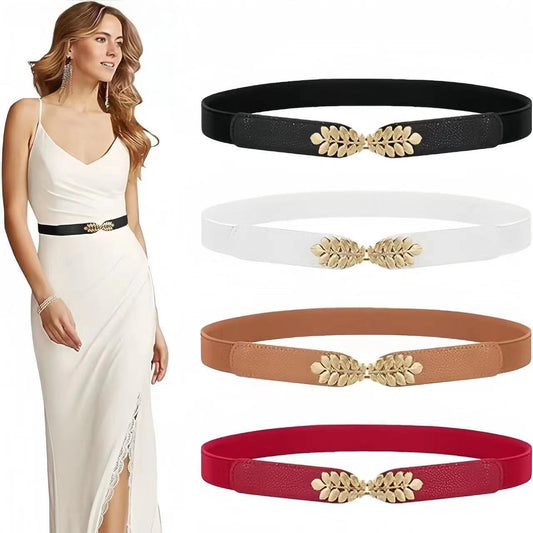 Women's Leaf Buckle Waist Belt