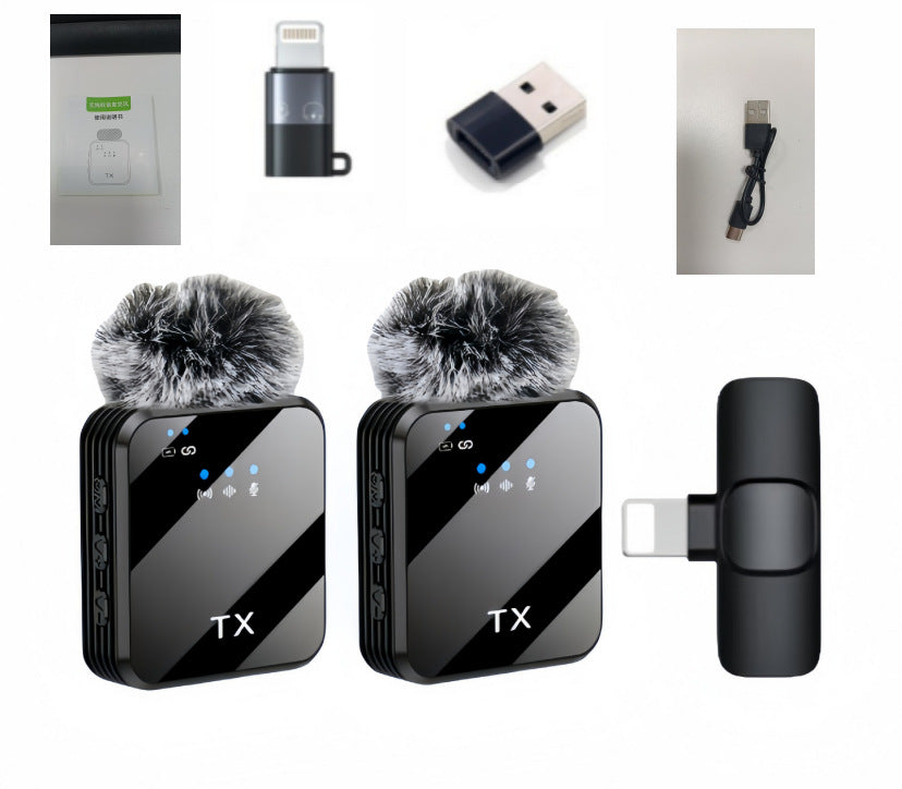Wireless Square Lavalier Microphone