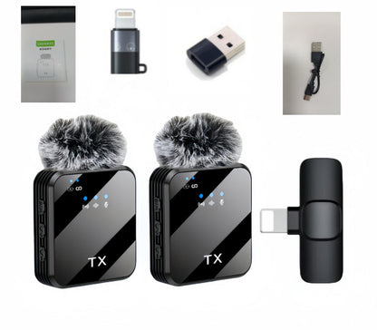 Wireless Square Lavalier Microphone