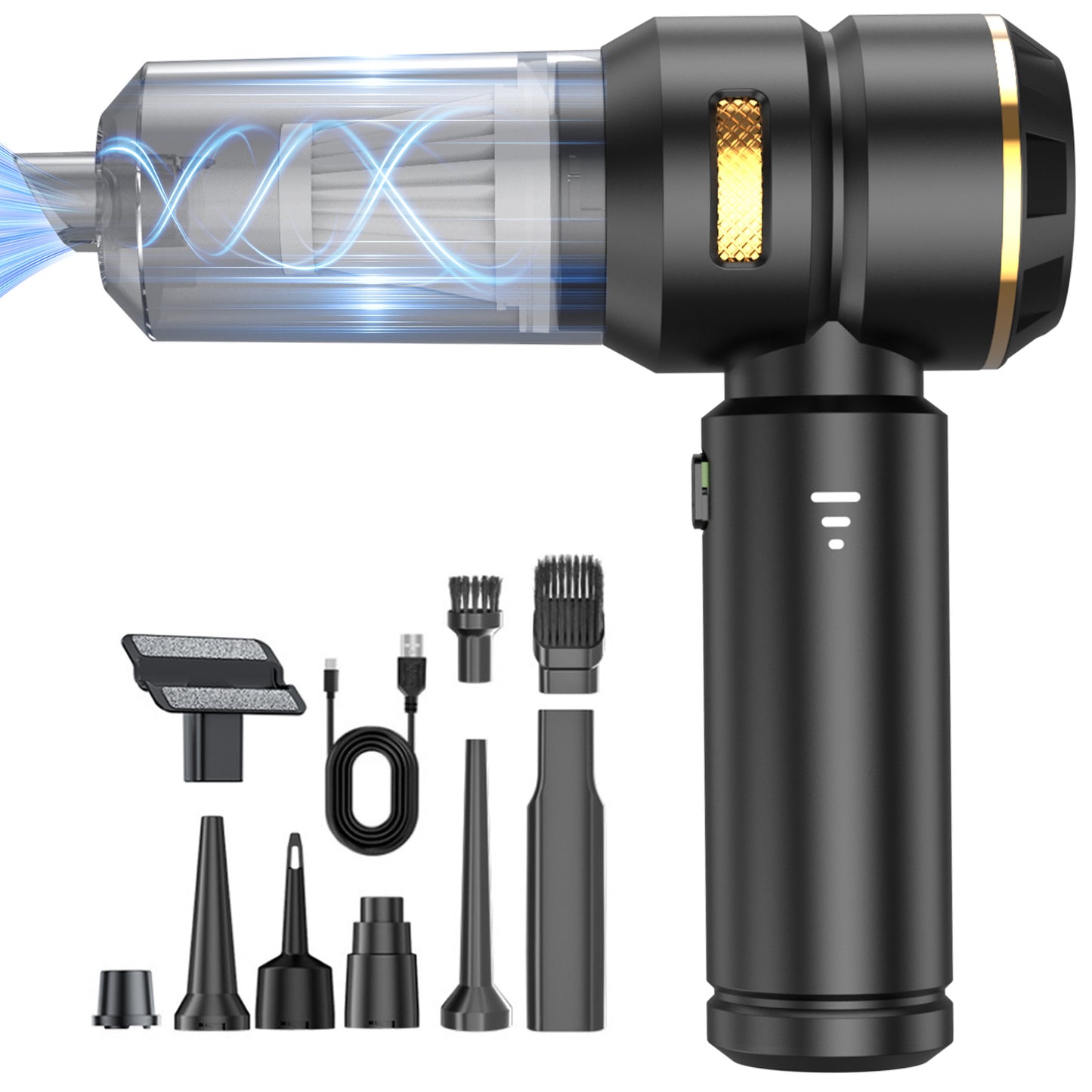 Handheld Car Vacuum Cleaner and Inflator