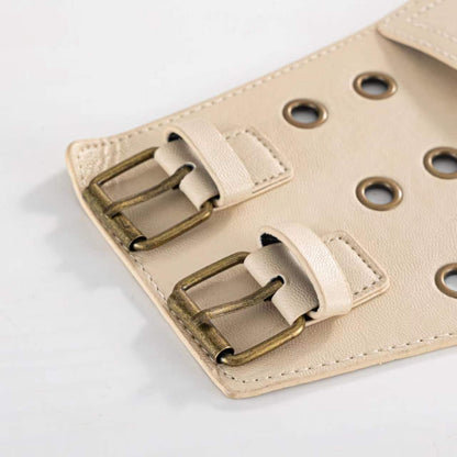 Women's Wide PU Leather Belt