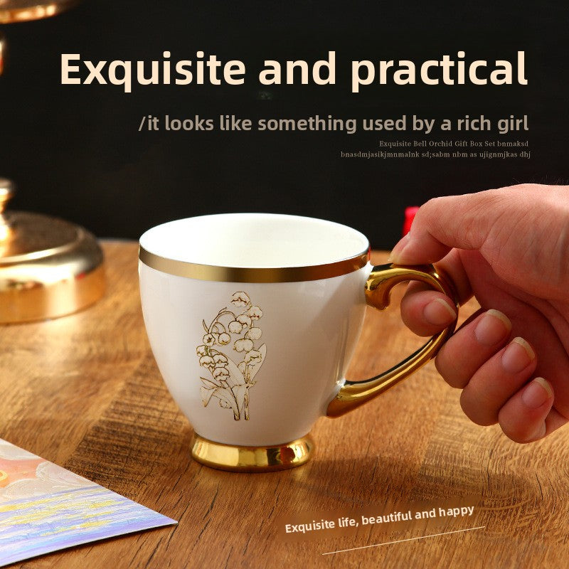 Floral Stainless Steel Thermos Cup