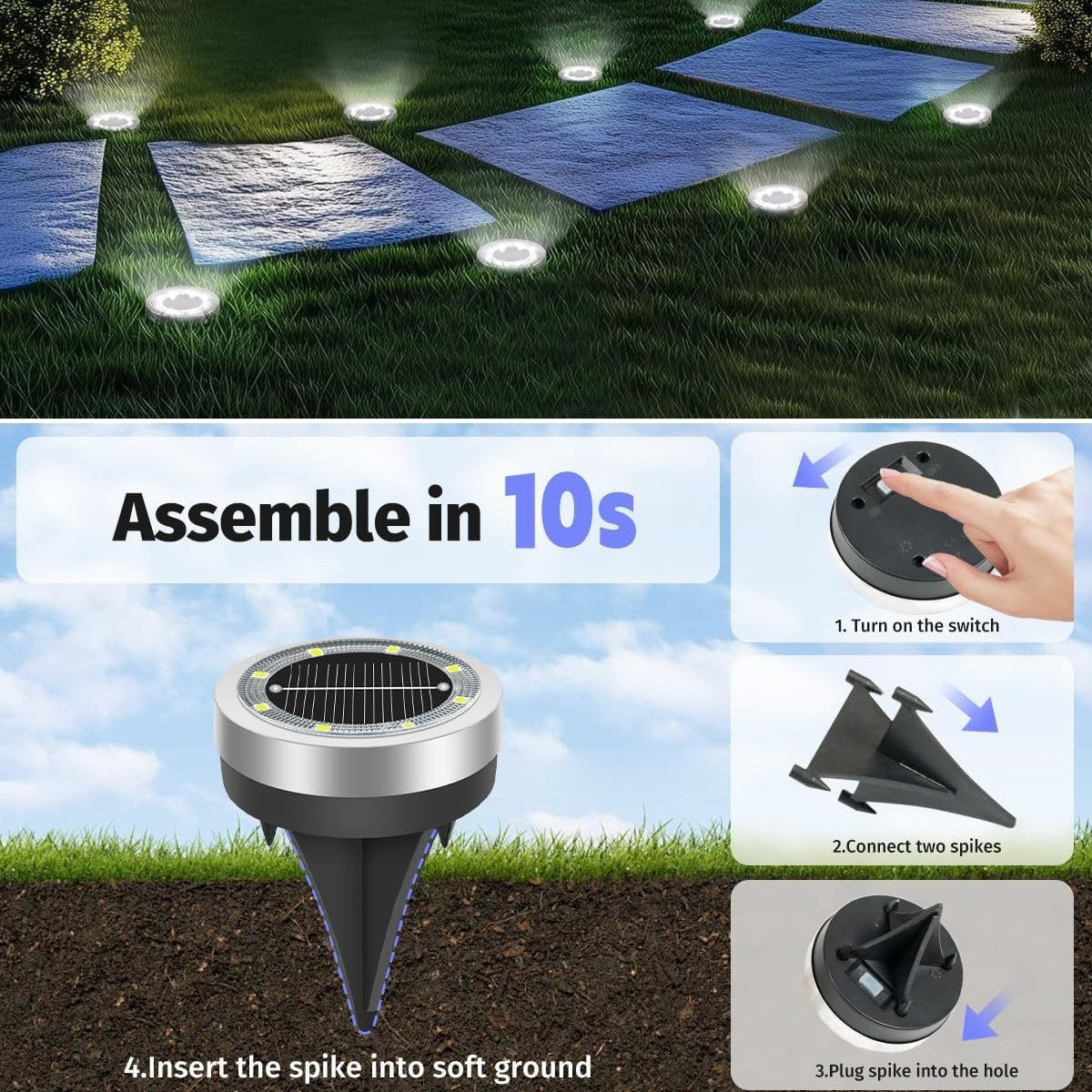Solar LED Garden Light