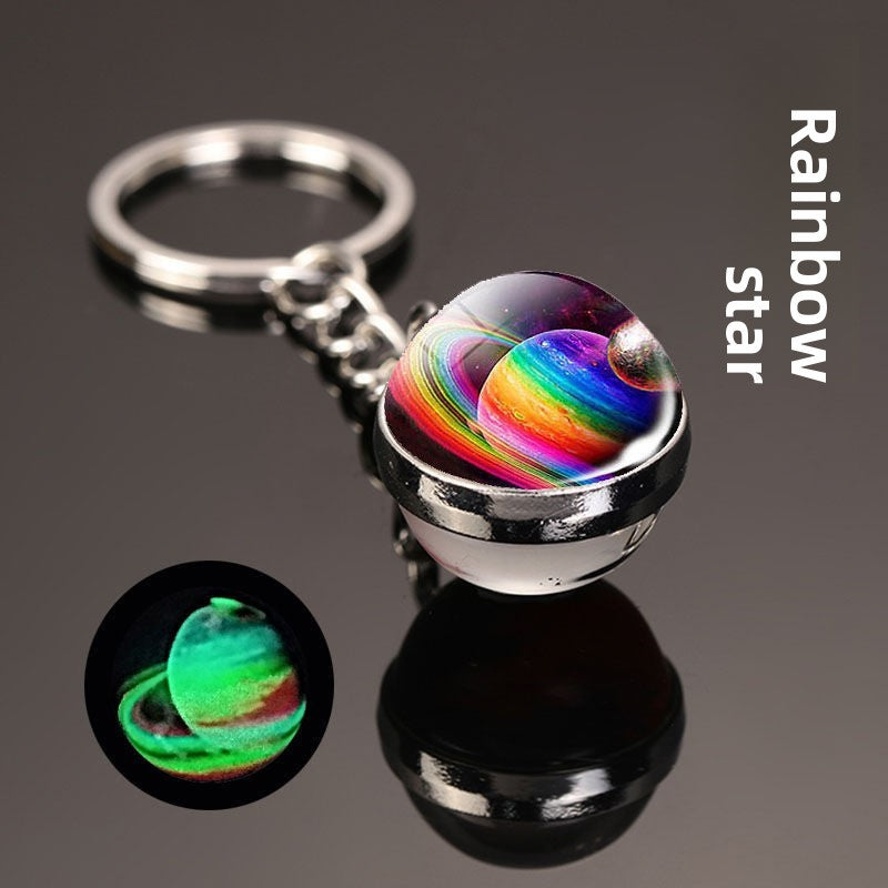 Luminous Celestial Keychain Pendant