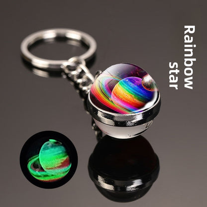 Luminous Celestial Keychain Pendant