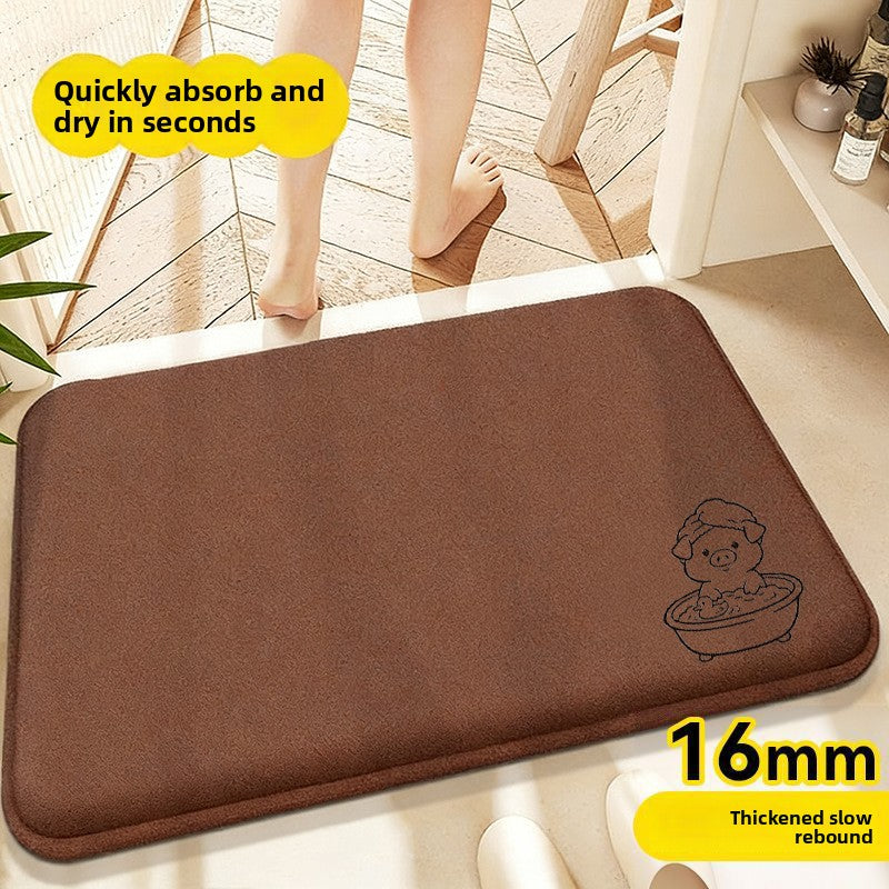 Absorbent Bathroom Floor Mat