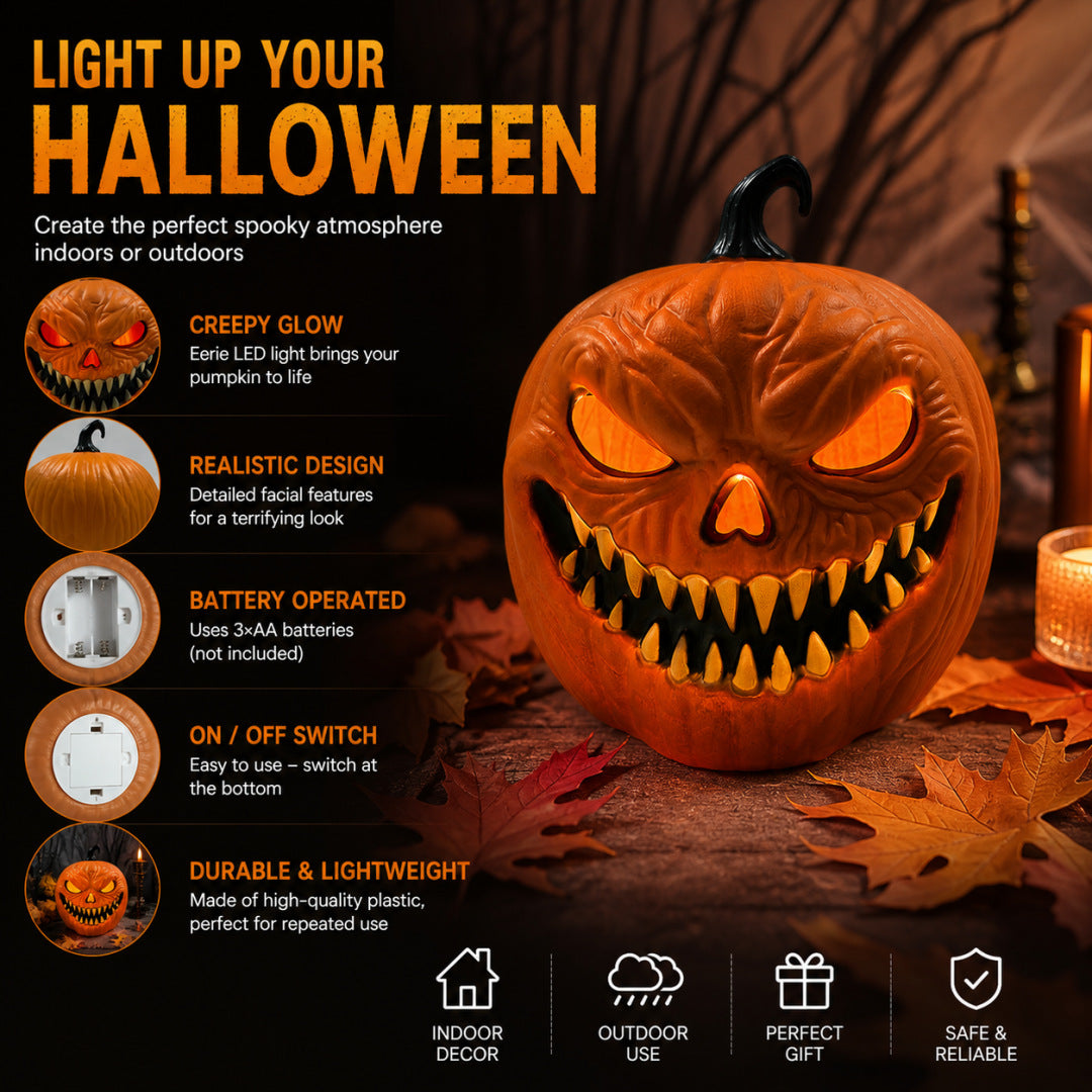 Sound Activated Pumpkin Lantern