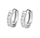 Stylish Zircon Hoop Earrings