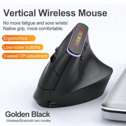 Vertical Wireless Bluetooth Mouse