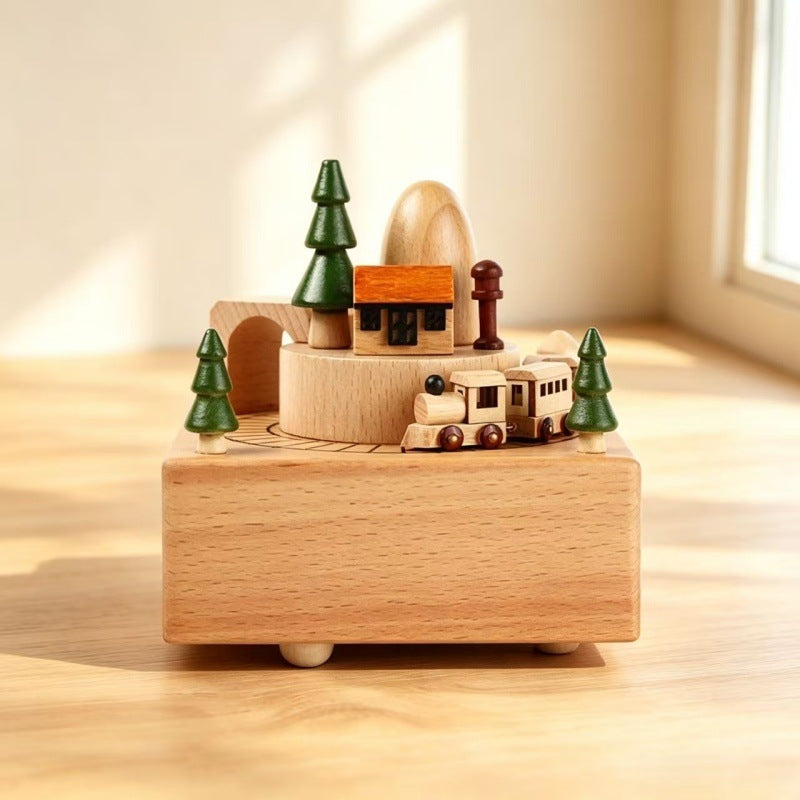 DIY Wooden Carousel Music Box