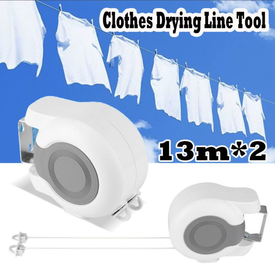 Retractable Dual Clothesline Dryer