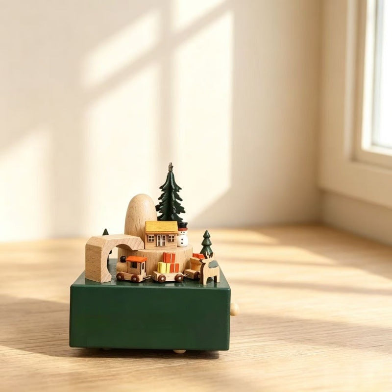 DIY Wooden Carousel Music Box