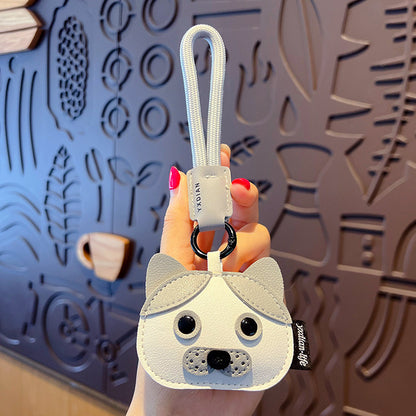 Cute Dog & Cat PU Leather Keychain