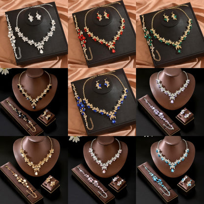 Luxury Blue Jewelry Set