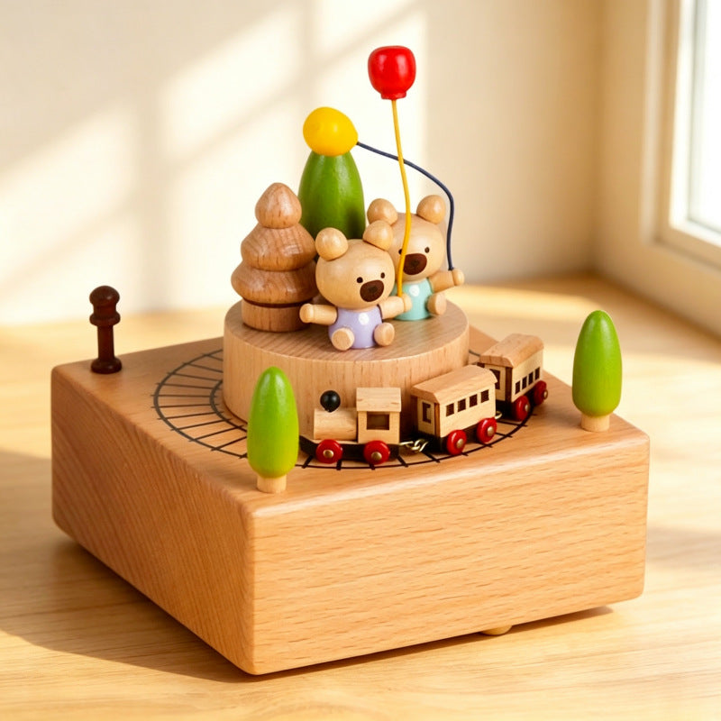 DIY Wooden Carousel Music Box