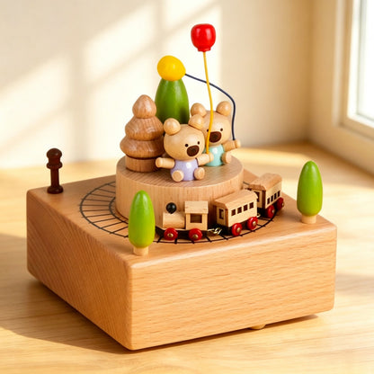 DIY Wooden Carousel Music Box
