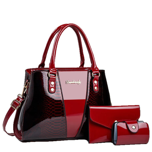 Women's Snake Print Handbag