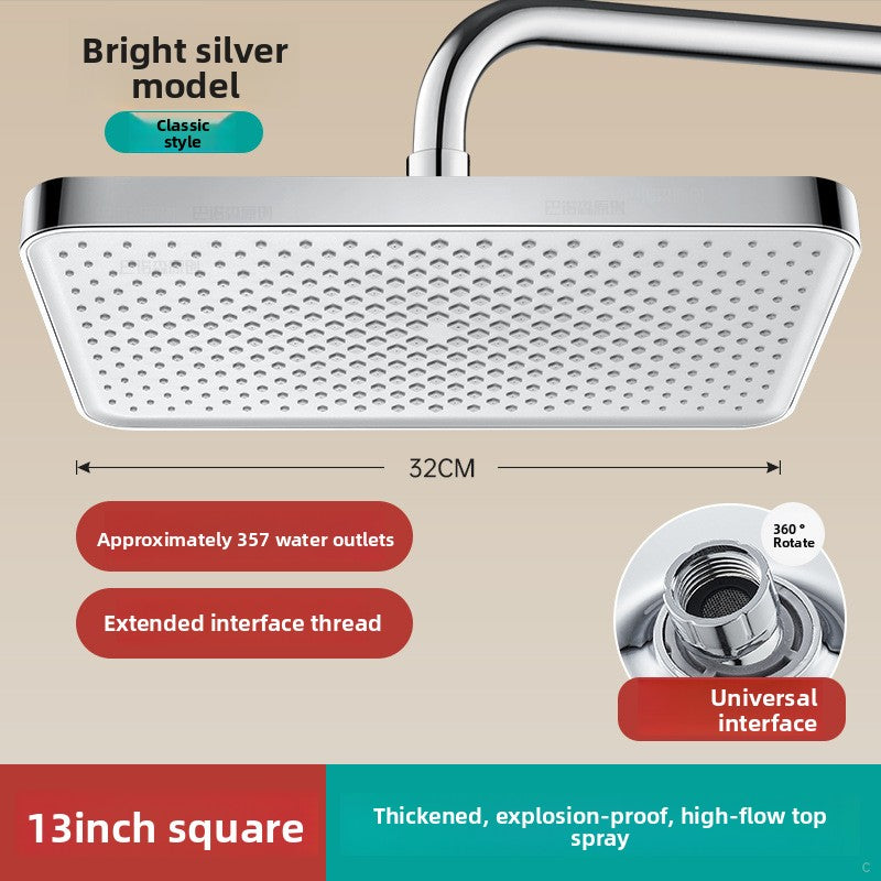 Square Rain Shower Head 33cm