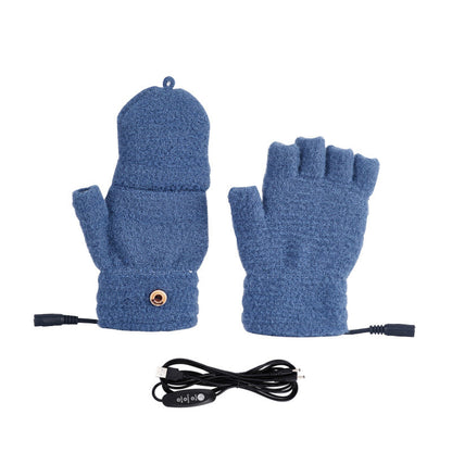 USB Heated Winter Gloves with 3-Level Temperature Control Unisex