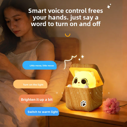 Cute Cat Sensor Night Light