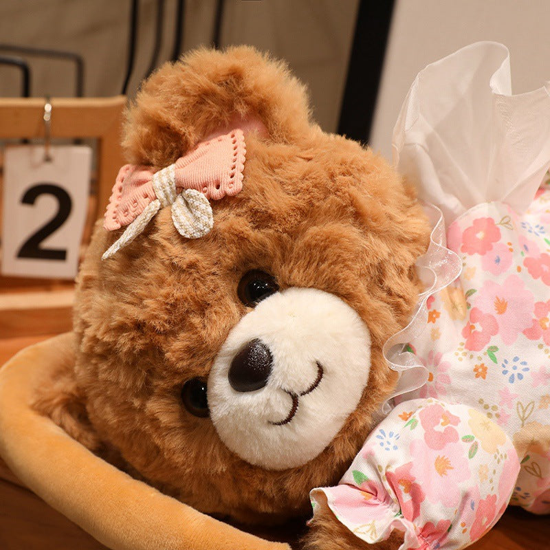 Bear Tissue Box Cover
