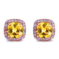 Luxury Zircon Stud Earrings