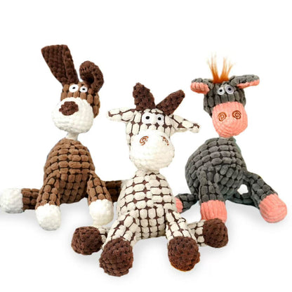 Squeaky Plush Pet Chew Toy