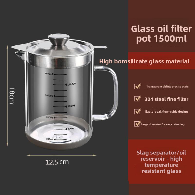 Glass Oil Dispenser Bottle