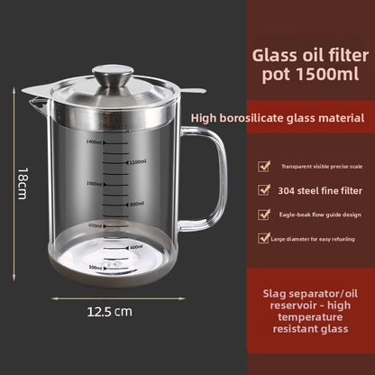 Glass Oil Dispenser Bottle