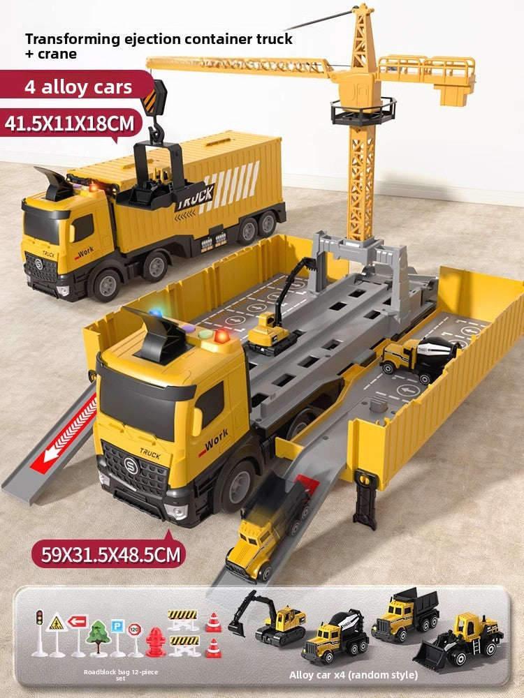 Construction Vehicle Toy Set