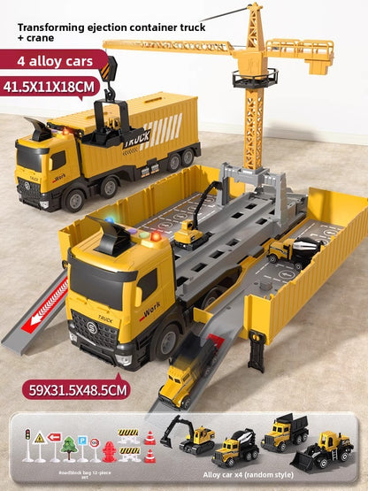 Construction Vehicle Toy Set
